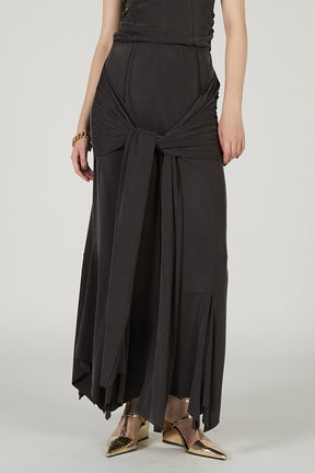 Jersey Tie Skirt - 2025 SUMMER