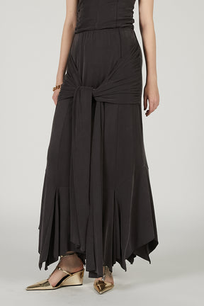 Jersey Tie Skirt - 2025 SUMMER