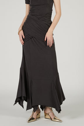 Jersey Tie Skirt - 2025 SUMMER
