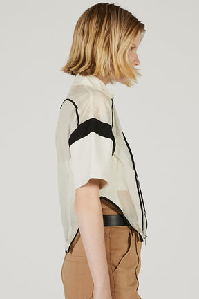 Half Sleeve Mesh Track Jacket - 2025 SUMMER