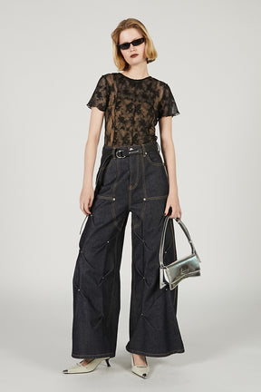 2Way Lace Sheer Top - 2025 SUMMER