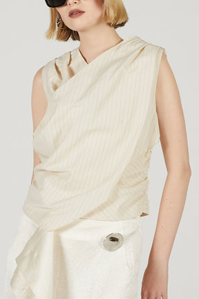 Draped Front Top - 2025 SUMMER