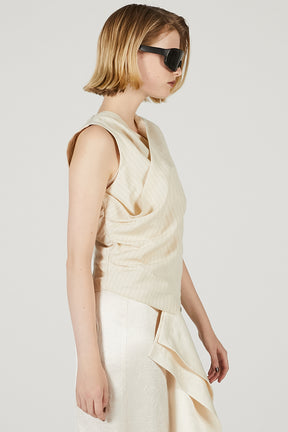 Draped Front Top - 2025 SUMMER