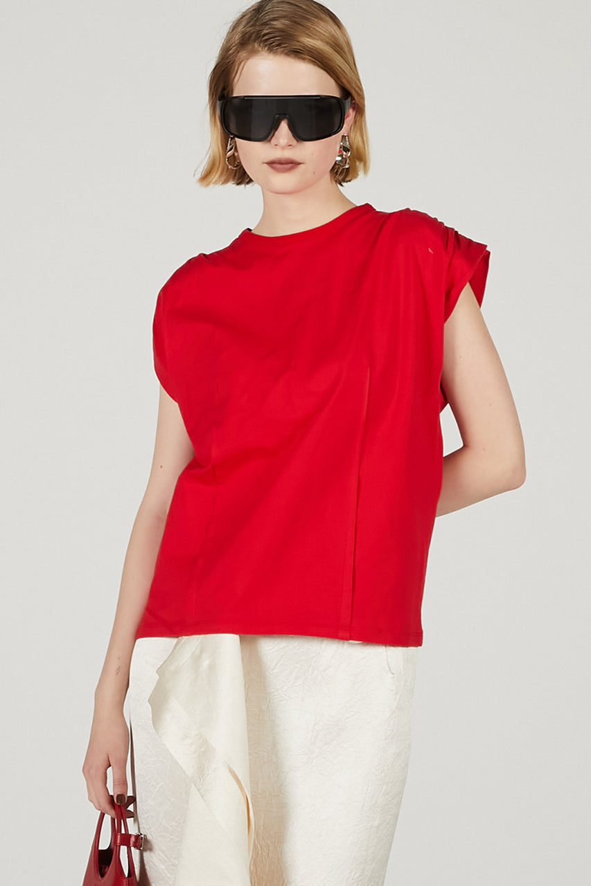 Power Shoulder T-Shirt - 2025 SUMMER