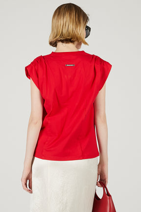 Power Shoulder T-Shirt - 2025 SUMMER