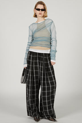 Satin Gathered Balloon Pants - PRE ORDER