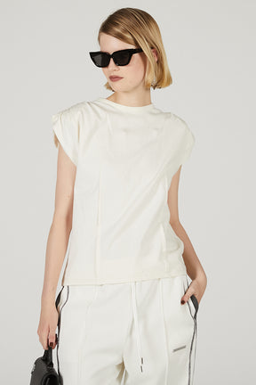 Power Shoulder T-Shirt - 2025 SUMMER