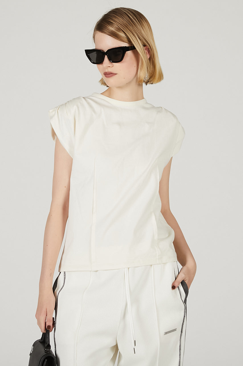Power Shoulder T-Shirt - 2025 SUMMER