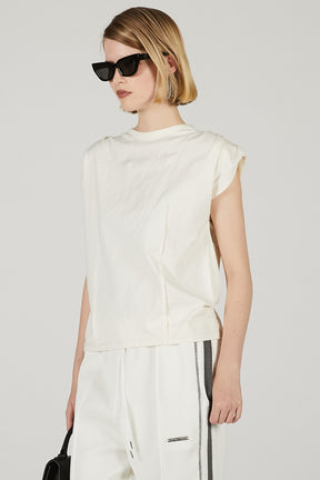 Power Shoulder T-Shirt - 2025 SUMMER