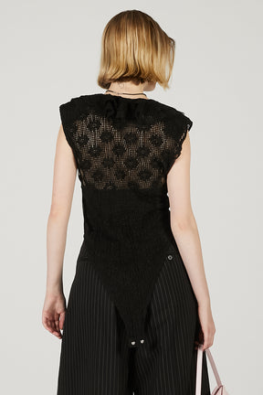 Lace Frill Bodysuit - 2025 SUMMER