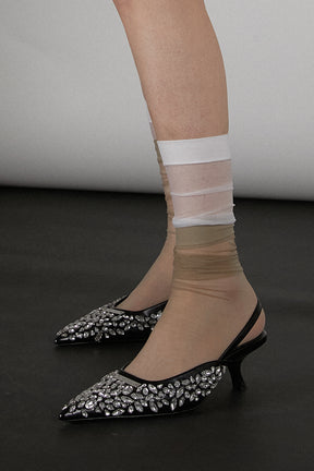 Layered Sheer Socks