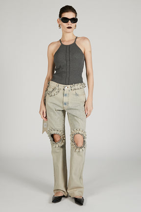 American Sleeve Top With Cup