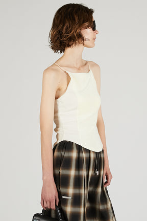 Pile Camisole With Cup - 2025 SUMMER