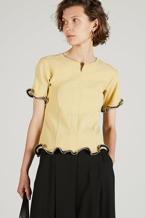 Chain Hem Top - 2025 SUMMER
