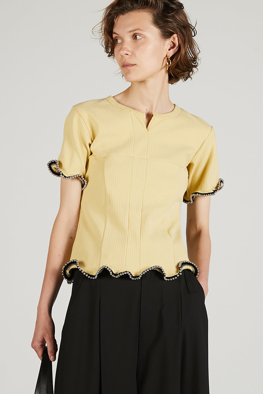 Chain Hem Top - 2025 SUMMER
