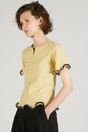 Chain Hem Top - 2025 SUMMER