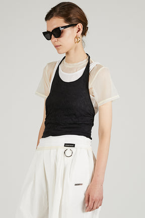 Triple Layered Halter Top
