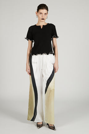 Chain Hem Top - 2025 SUMMER