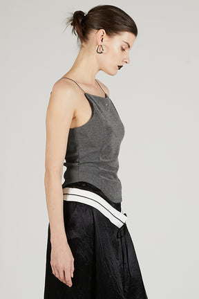 Pile Camisole With Cup - 2025 SUMMER
