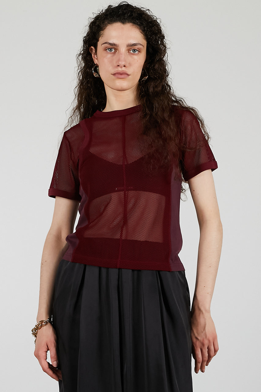 Mesh Ringer Tee - 26SUMMER 2nd