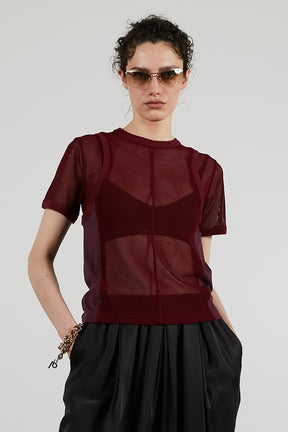 Mesh Ringer Tee - 26SUMMER 2nd