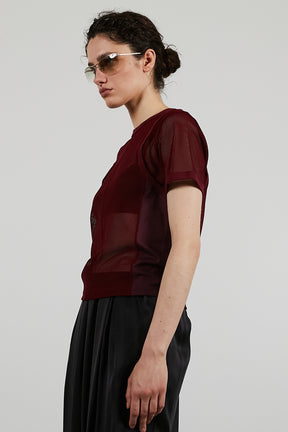 Mesh Ringer Tee - 26SUMMER 2nd