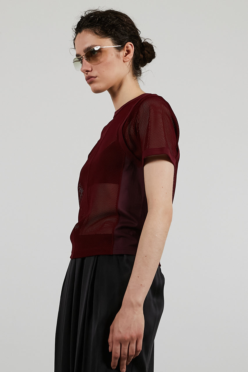Mesh Ringer Tee - 26SUMMER 2nd