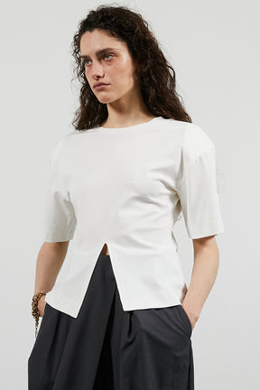 Padded-shoulder T-shirt - 26SUMMER 2nd
