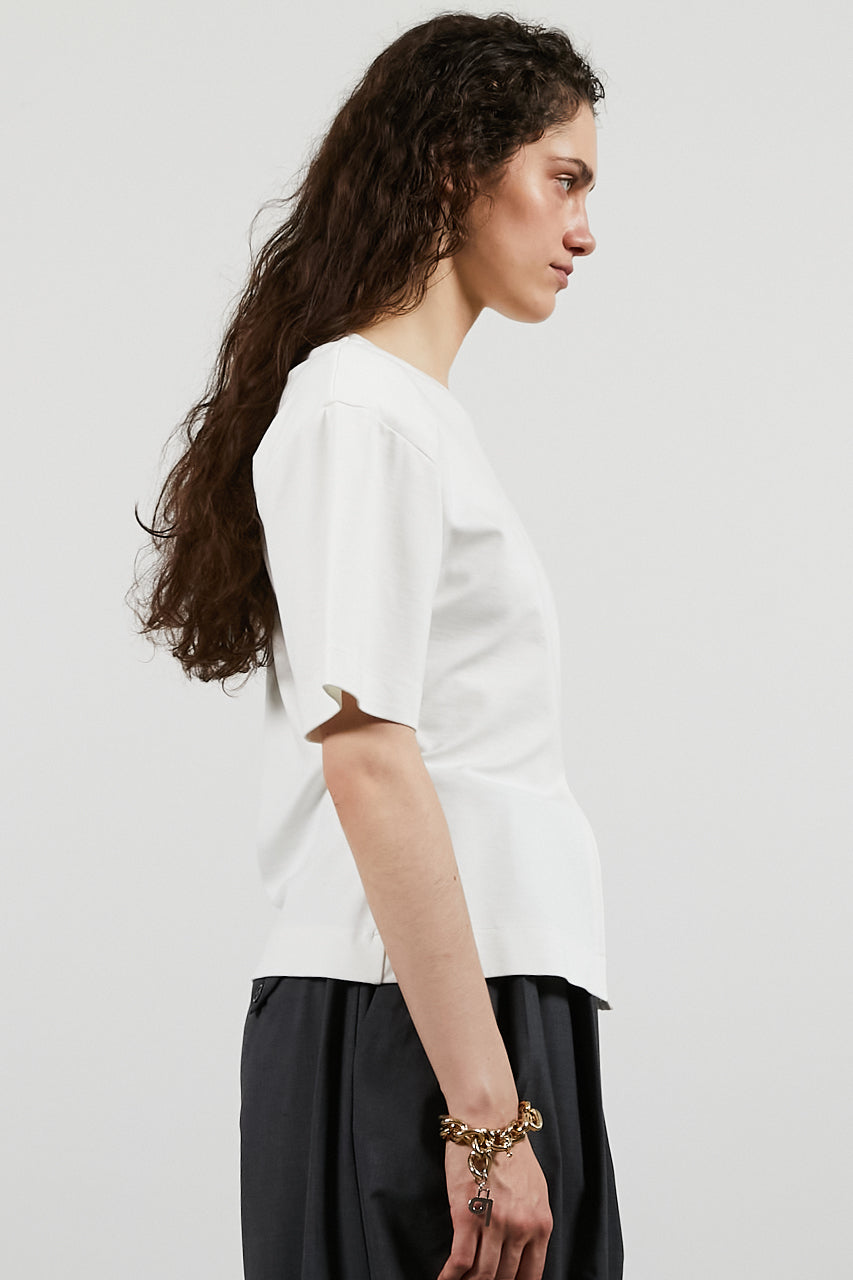 Padded-shoulder T-shirt - 26SUMMER 2nd