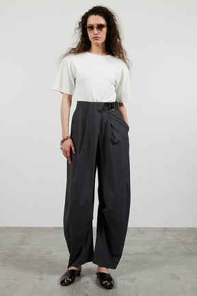 Padded-shoulder T-shirt - 26SUMMER 2nd