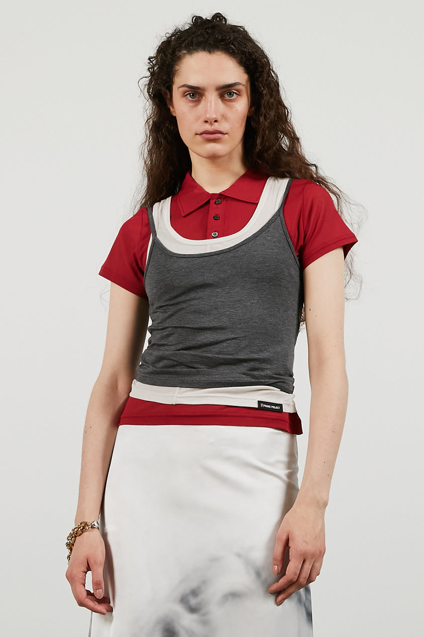 Layered Polo Shirt