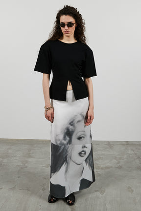 Face Print Skirt - 26SUMMER 2nd