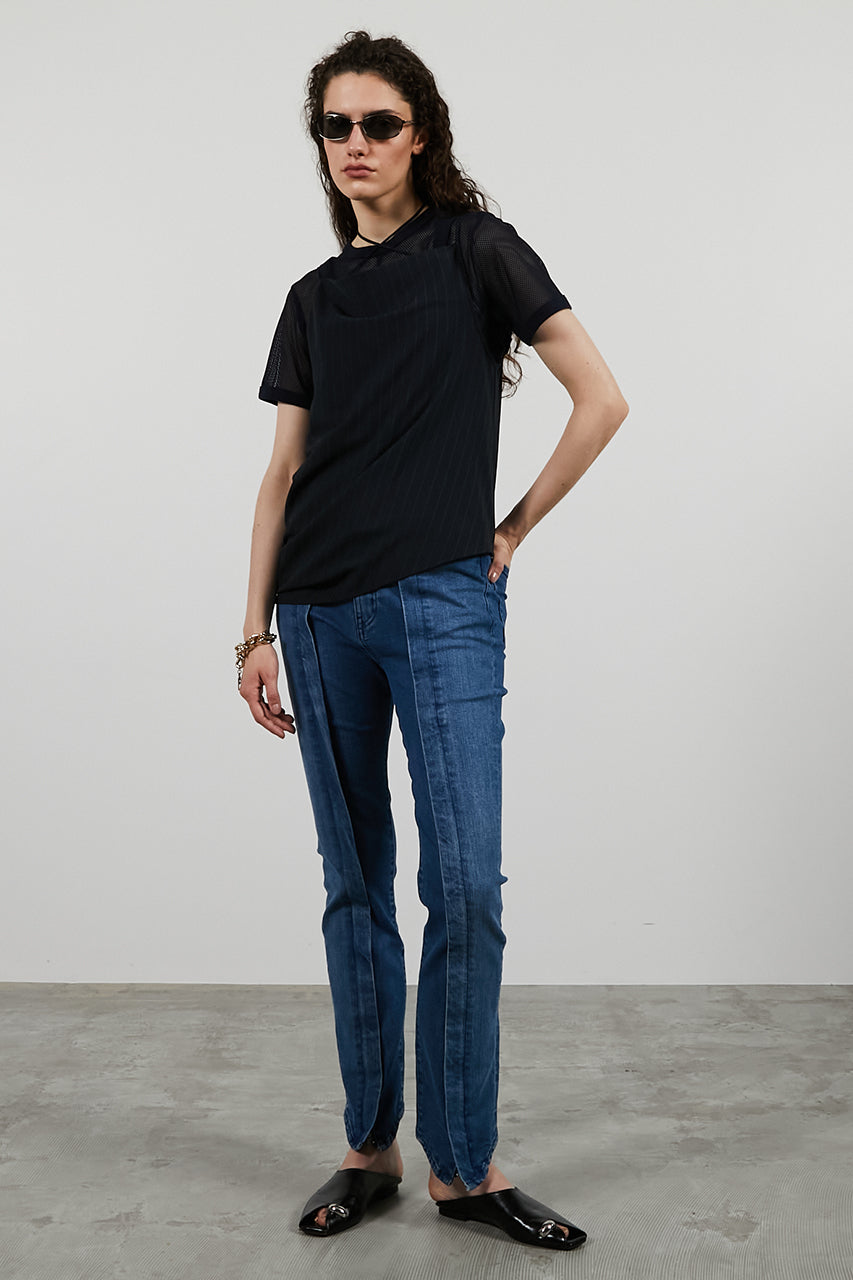 Mesh Ringer Tee - 26SUMMER 2nd