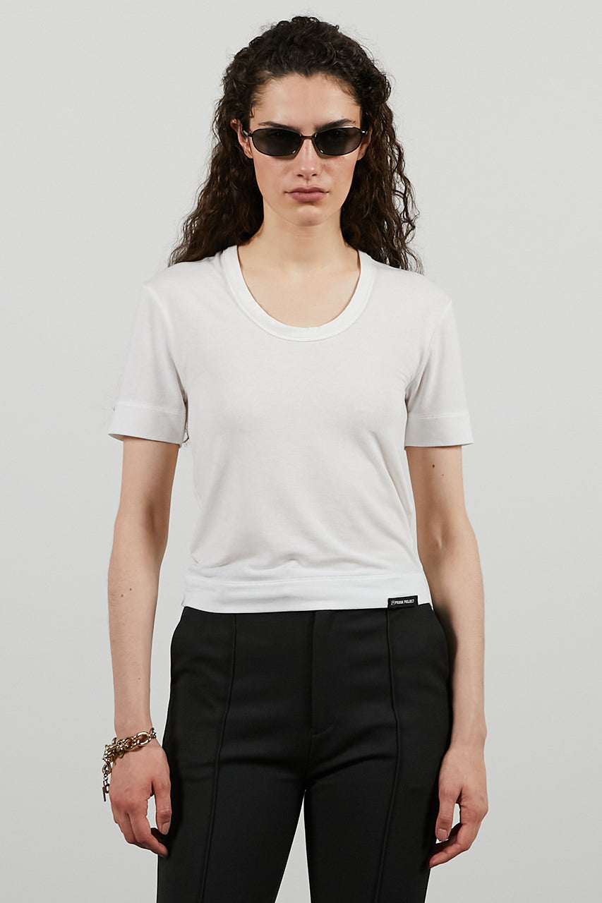 Scoop Neck T-shirt - 26SUMMER 2nd