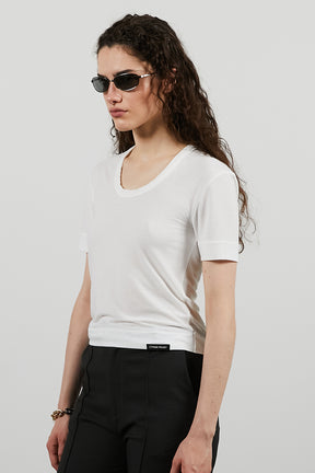 Scoop Neck T-shirt - 26SUMMER 2nd
