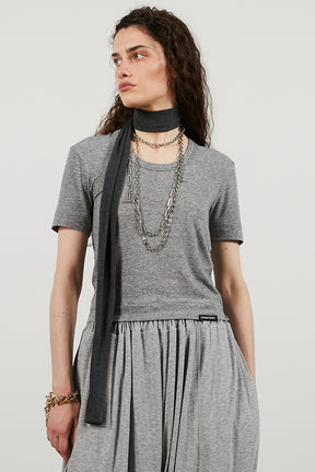 Scoop Neck T-shirt - 26SUMMER 2nd