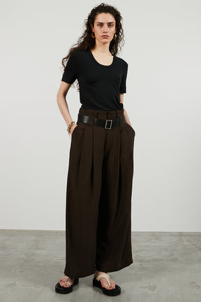 Scoop Neck T-shirt - 26SUMMER 2nd