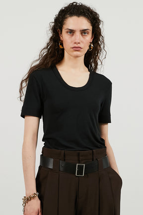 Scoop Neck T-shirt - 26SUMMER 2nd