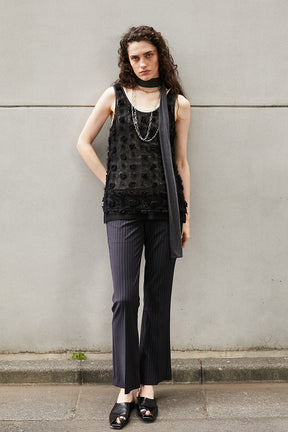Flower Mesh Layer Tank - 26SUMMER 2nd