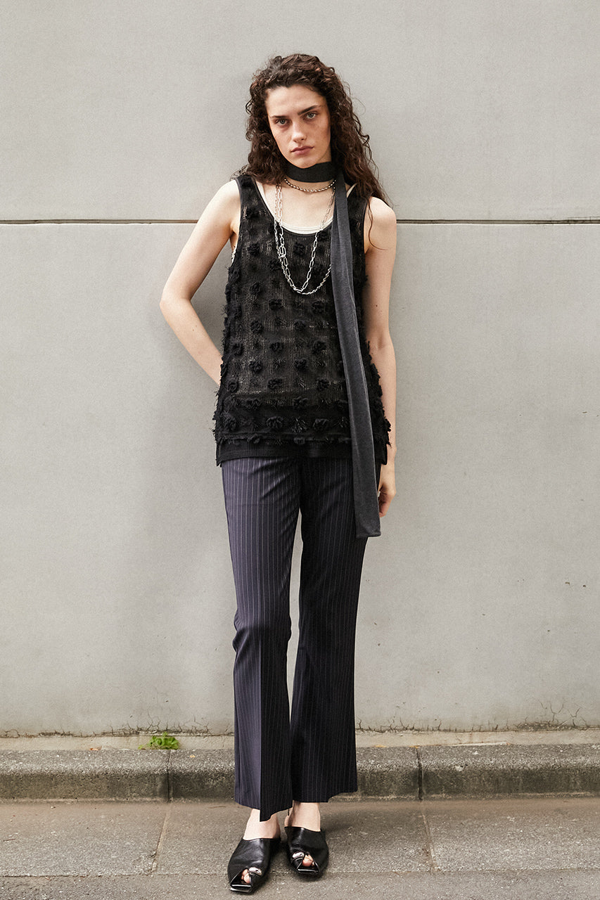 Flower Mesh Layer Tank - 26SUMMER 2nd