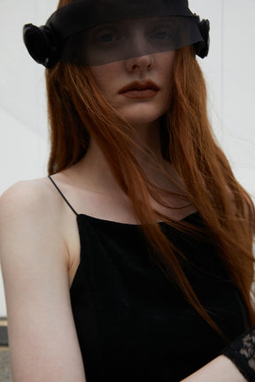 Sheer Rose Headpiece