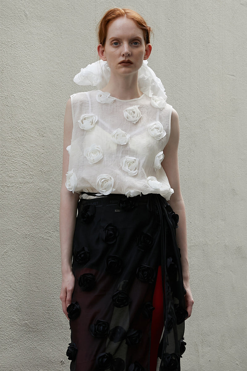 ベスト ジレ ローズスリーブベスト / Rose Sleeve Vest レディース Rose Sleeve Vest - SALE