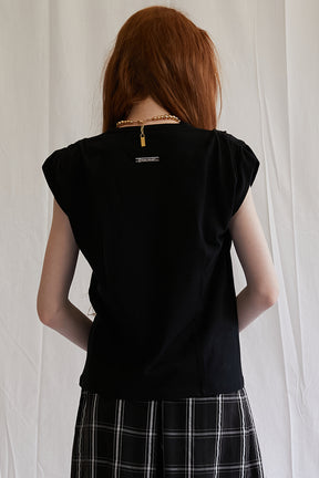 Power Shoulder T-Shirt - 2025 SUMMER