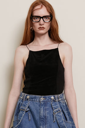 Pile Camisole With Cup - 2025 SUMMER
