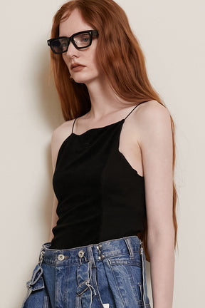 Pile Camisole With Cup - 2025 SUMMER