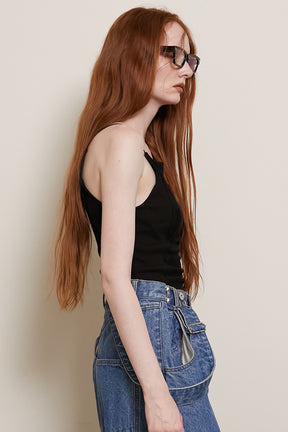 Pile Camisole With Cup - 2025 SUMMER
