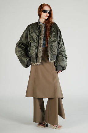 Reversible fur MA-1 - 2025 AUTUMN