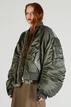 Reversible fur MA-1 - 2025 AUTUMN
