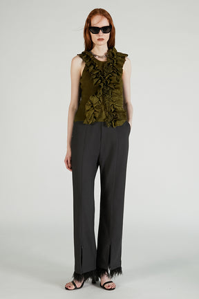 Frill Motif Knit
