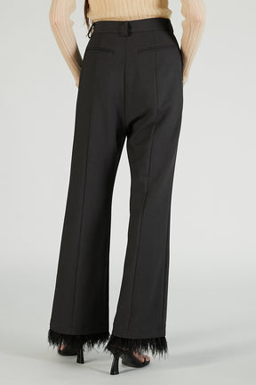 Feather Hem Pants - 2025 AUTUMN